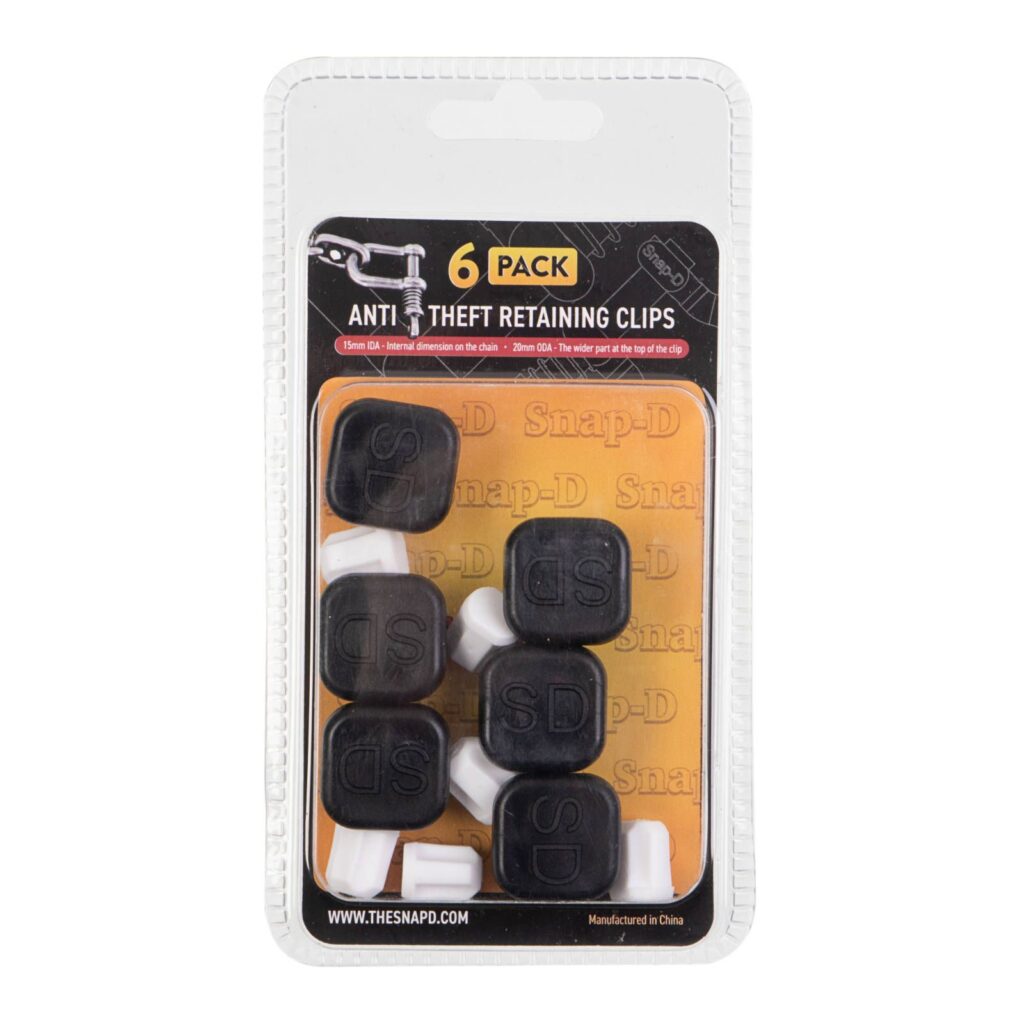SNAP-D 6 PACK ANTI THEFT RETAINING CLIP