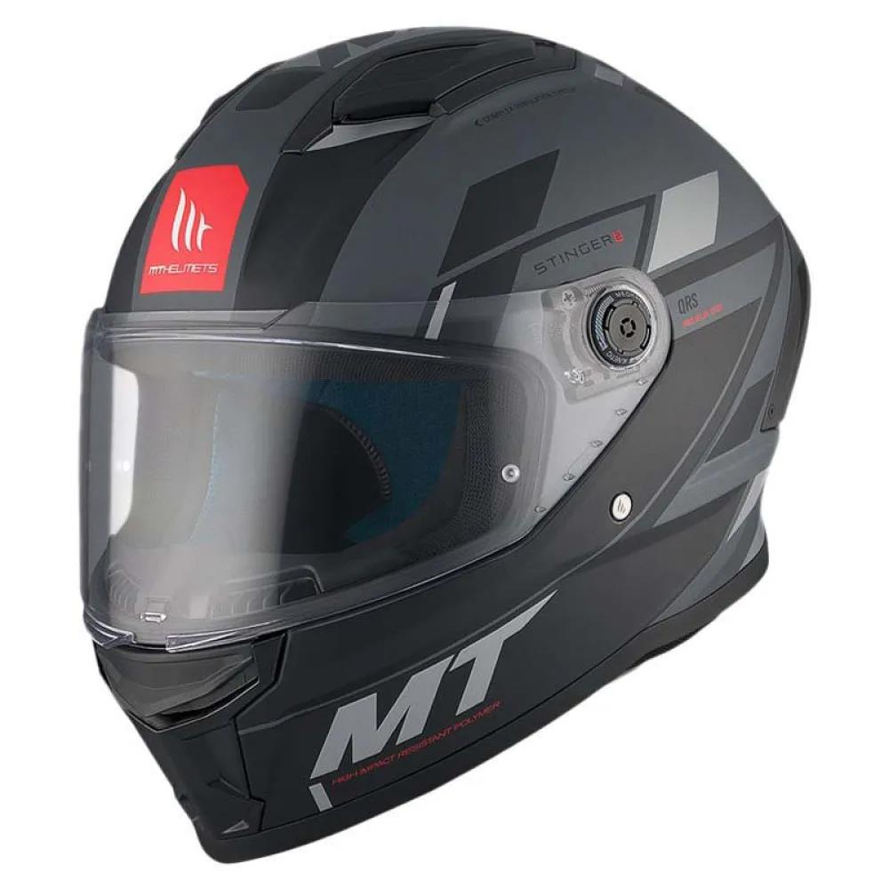 MT Stinger 2 Zivze Road Helmet Matte Grey/Black