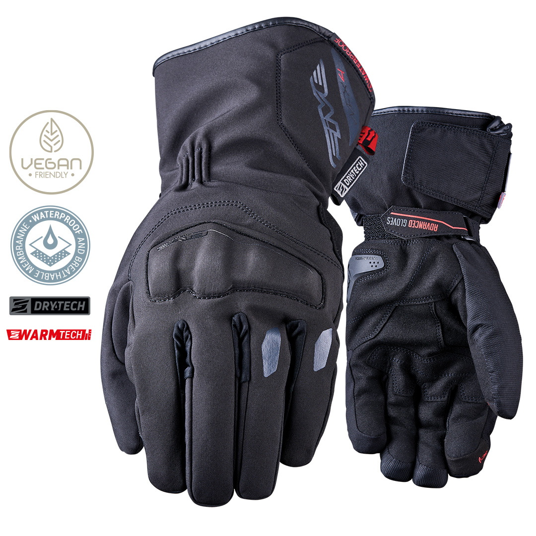 Five WFX4 Road Gloves Black - Image 1