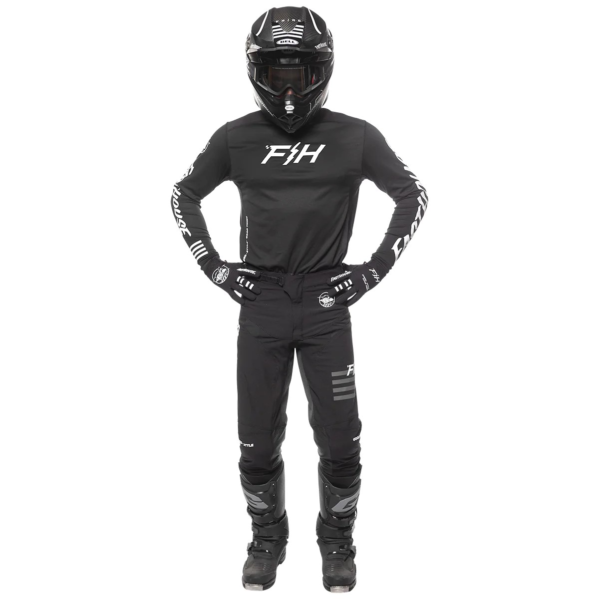 Fasthouse Elrod OG Motocross Jersey Black - Image 8