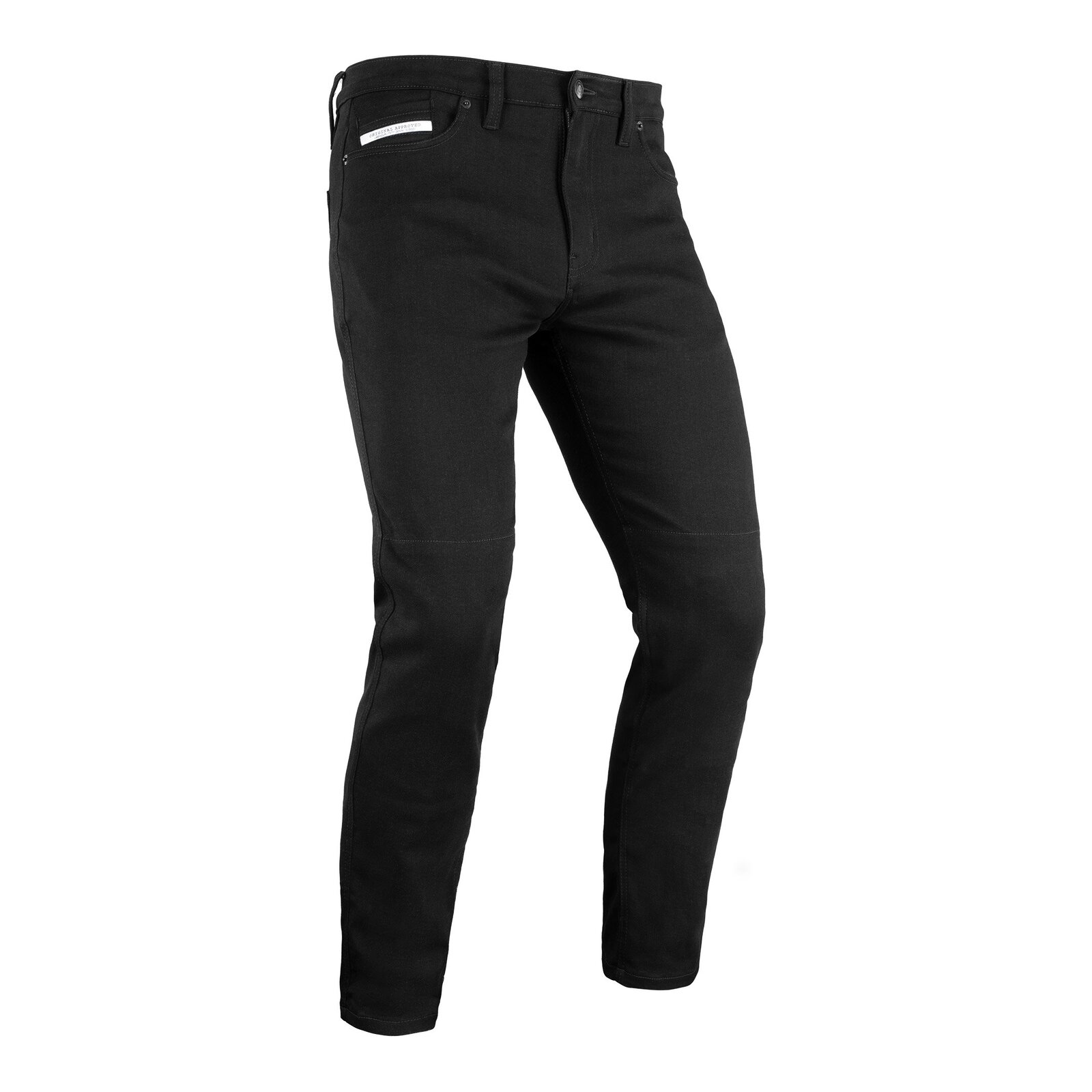 Oxford AA Super Stretch Men's Jean Slim Short Black - Image 1
