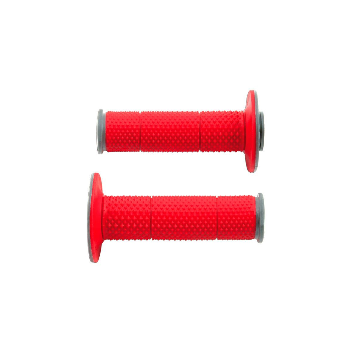 HANDLEBAR GRIPS RTECH EXTRA SOFT FULL DIAMOND RED - Image 1