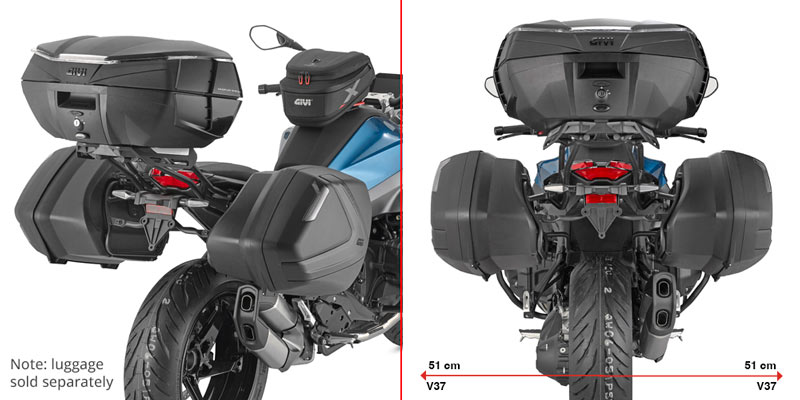 GIVI SIDE RACK V35/V37 BMW R 1300 R/RS '25-> (NOT WITH OE REAR RACK)