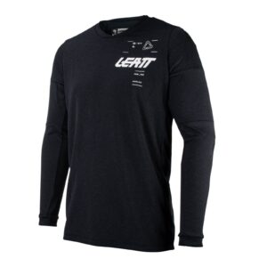 Leatt Moto 4.5 Windblock Motocross Jeresy Black - Image 1