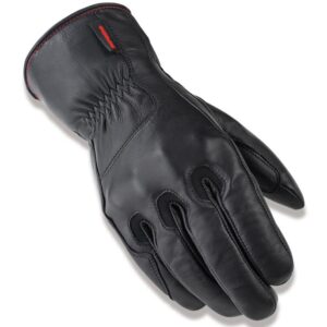 Spidi Class Warm Leather Road Gloves Black - Image 1