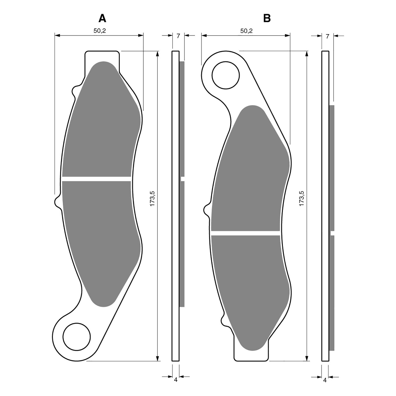 BRAKE PADS GOLDFREN SINTERED SPORTS GF352 - S3 ( P471 ) - Image 1