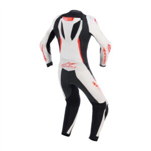 Alpinestats Stella GP-R7 1Pc Leather Suit White/Black/Red Fluoro - Image 2