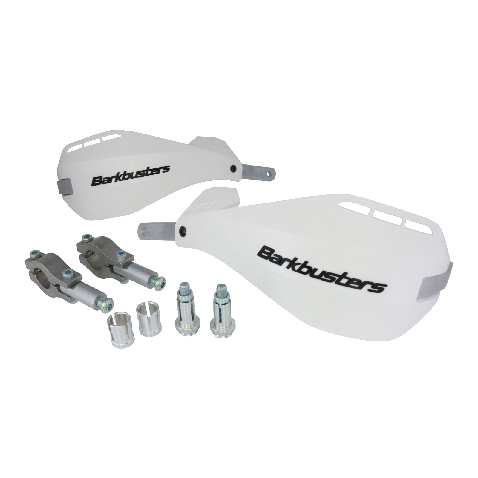 Barkbusters Ego Handguard - Standard Fitting Kit - White - Image 1