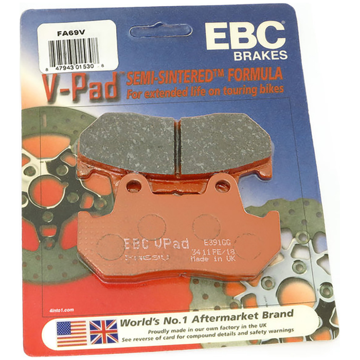 EBC FA458V SEMI-SINTERED BRAKE PADS [NC] NS