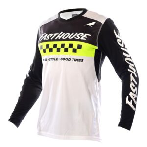 Fasthouse Elrod Motocross Jersey Black/High Viz - Image 1