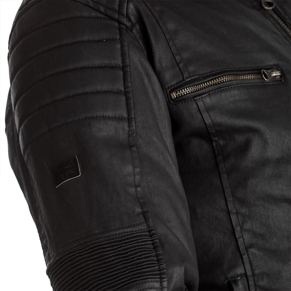 RST Brixton Wax CE Textile Road Jacket Black