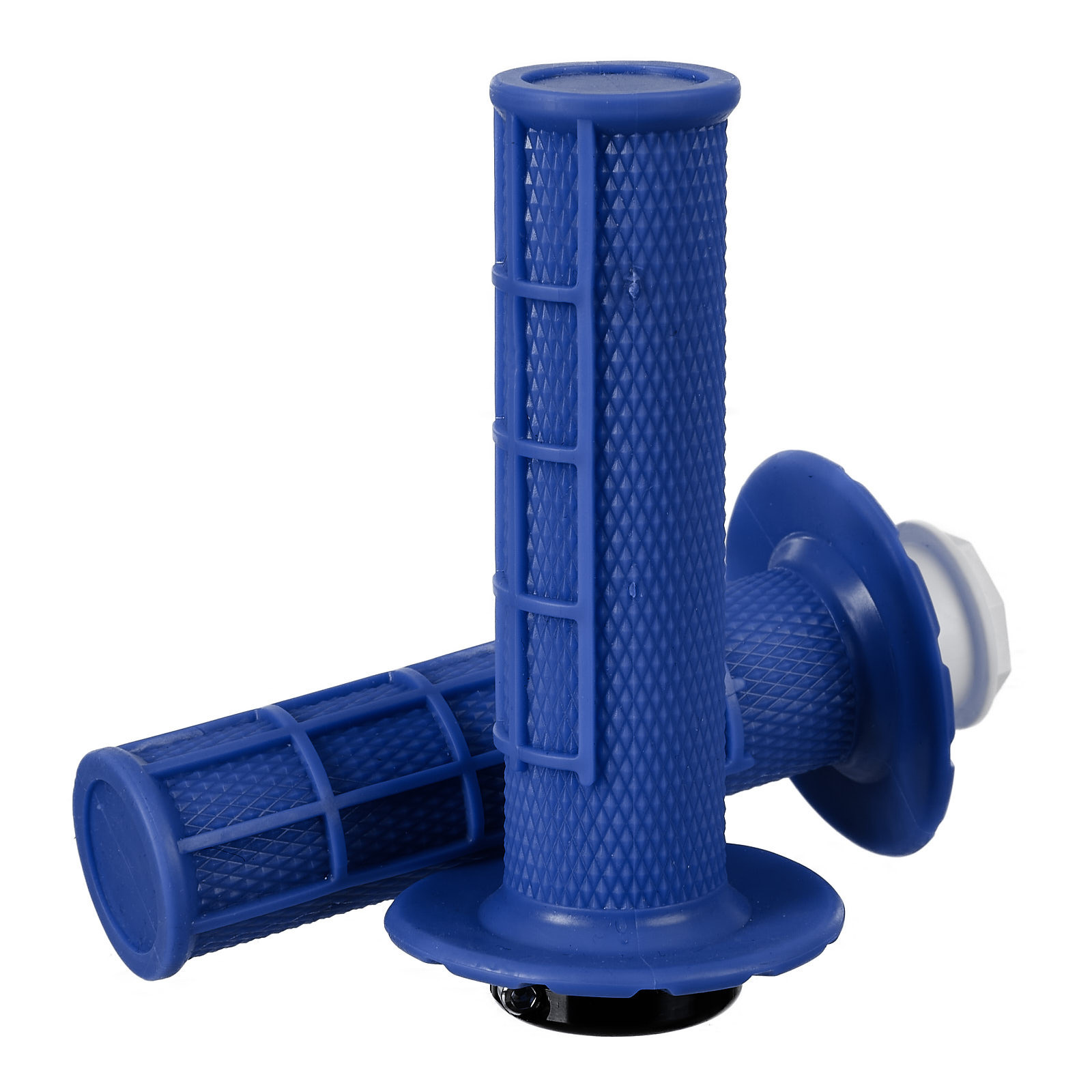 Whites Lock On Grips - Half Waffle - Blue (with 6 Cams) - Image 1