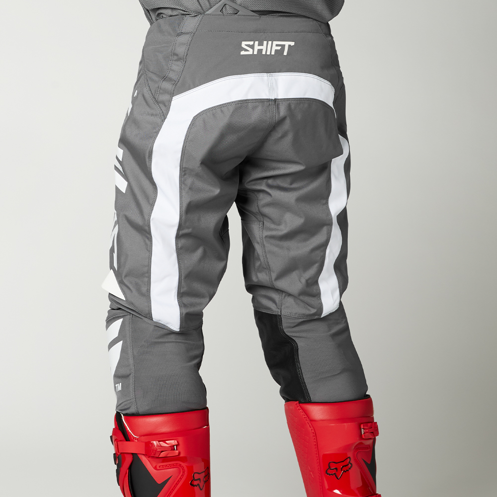 Motocross Pants Shift White Label Trac Grey/White