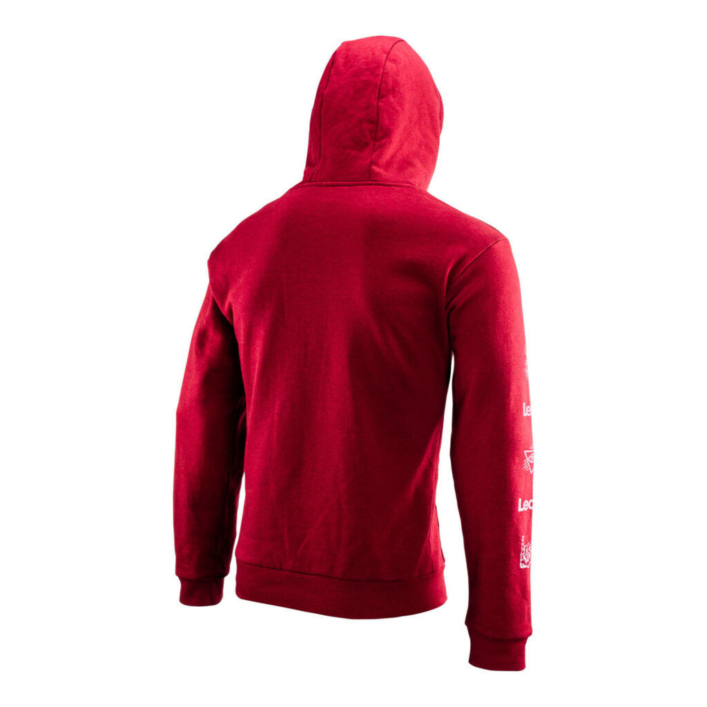 Leatt Core Hoodie - Ruby