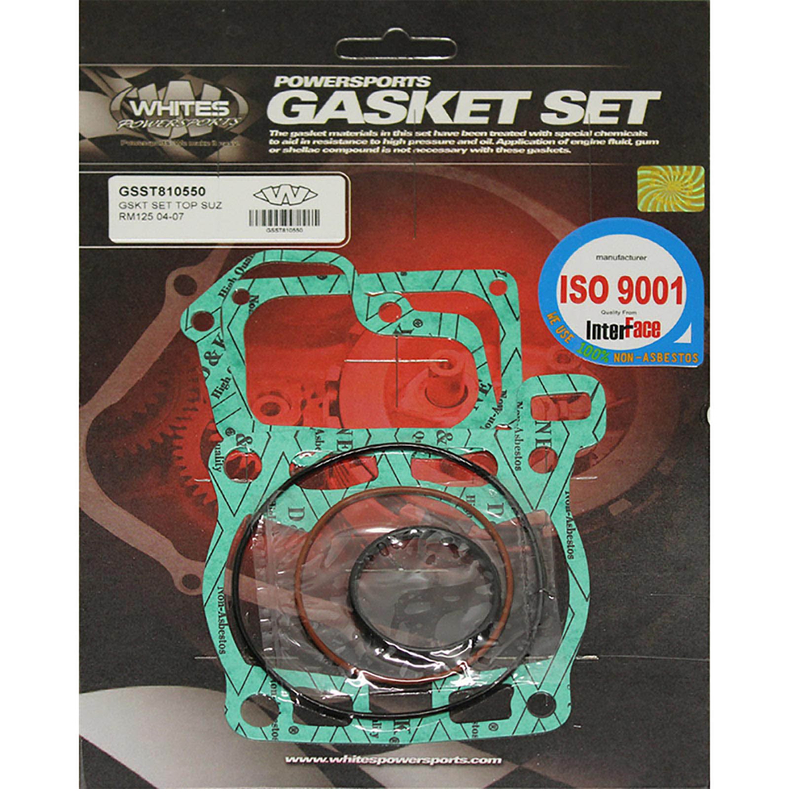 WHITES GASKET SET TOP SUZ RM125 04-07 - Image 1