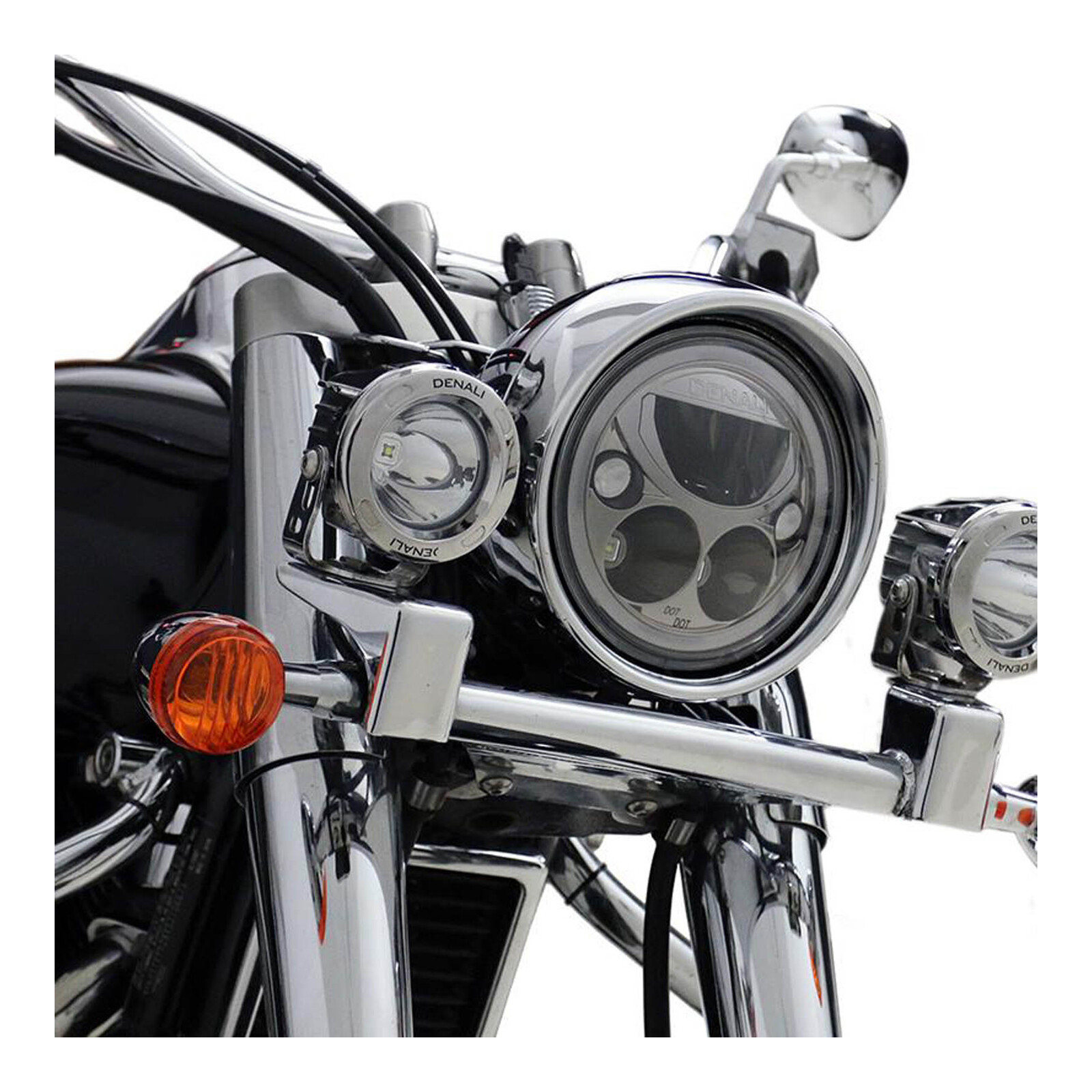 Denali M7 Led Headlight Module Adapter Kit - Assorted Suzuki Cruisers - Image 2