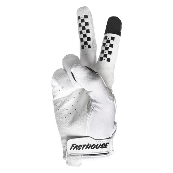 Fasthouse Elrod OG Motocross Gloves White