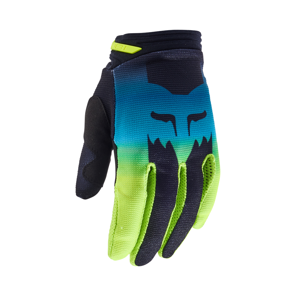 Fox 180 Flora Motocross Gloves Ladies Black/Yellow