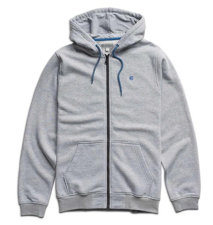 E ZIP FLEECE [GREY/HEATHER]