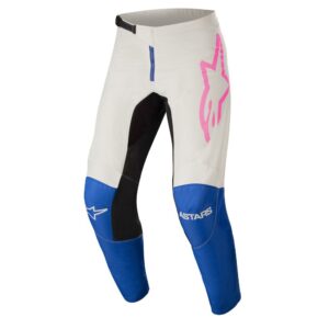 Alpinestars Fluid Tripple Blue/Off White/Pink Fluoro Motocross Pants - Image 1