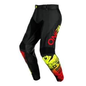 Oneal Mayhem Scarz Motocross Pants Youth Black/Red - Image 1