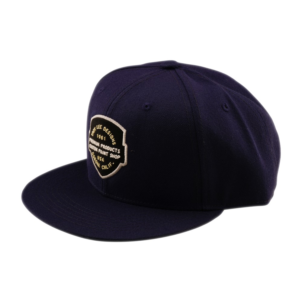 Troy Lee Designs Imptint Flat Bill Snapback Indigo
