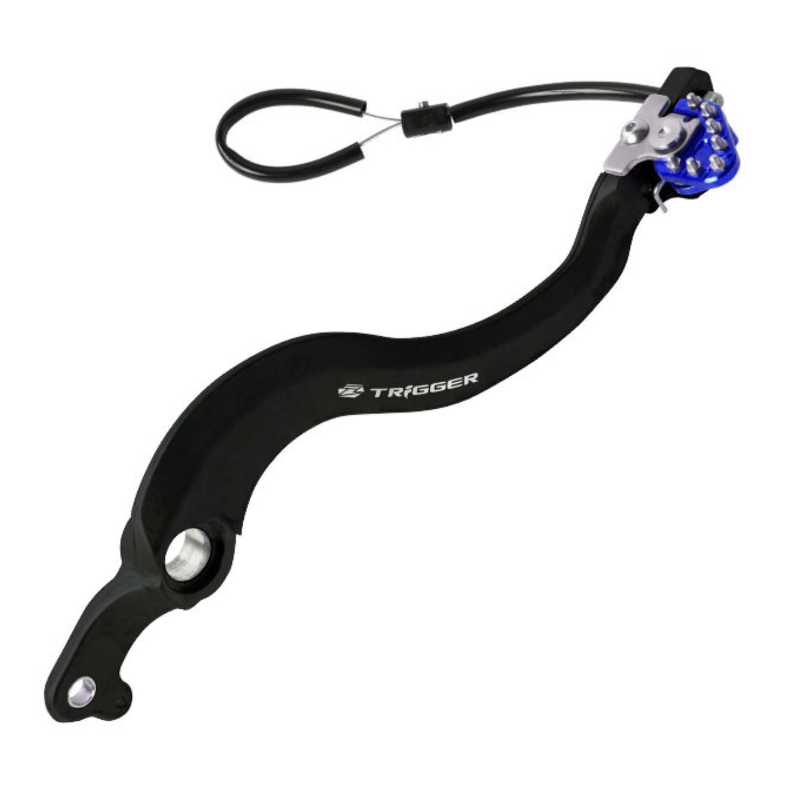 Zeta Trigger Brake Pedal Yamaha YZ125/250/250X Blue - Image 4