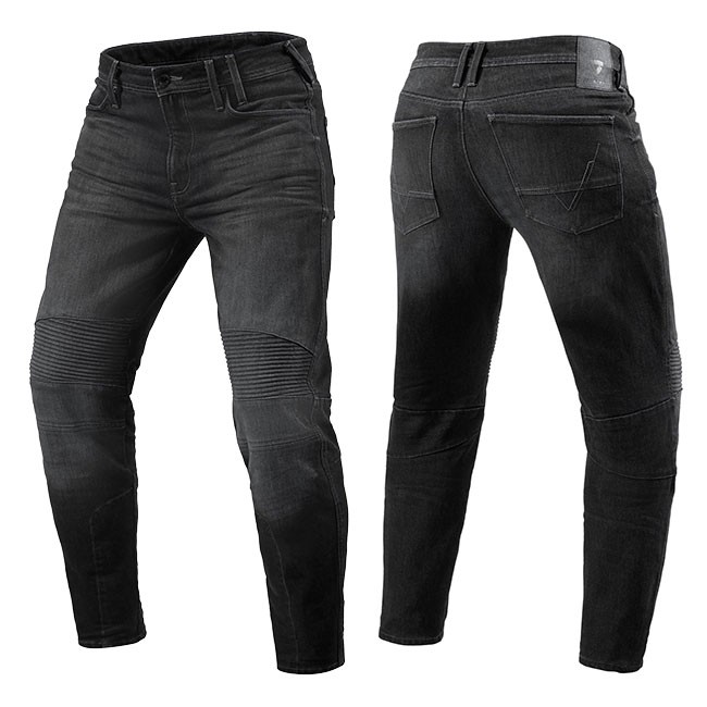 Rev'It Moto 2 TF Jeans Short Leg Dark Grey