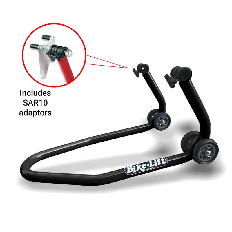 FRONT ADJUSTABLE STAND ** BLACK ** WITH SAR10 ADAPTORS