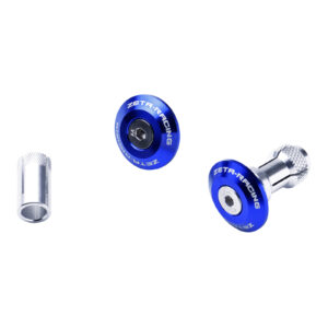 Zeta Bar End Plug Swivel 29mm 2pcs - Blue - Image 1