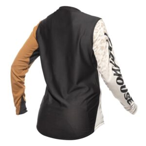 Fasthouse Elrod Stay Golden Motocross Jersey Ladies Chalk/Camel - Image 2