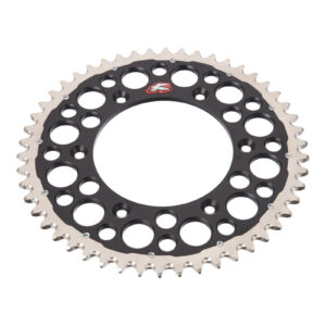 Renthal Sprocket Twinring Black 50T Bi-Metal Grooved - Image 2