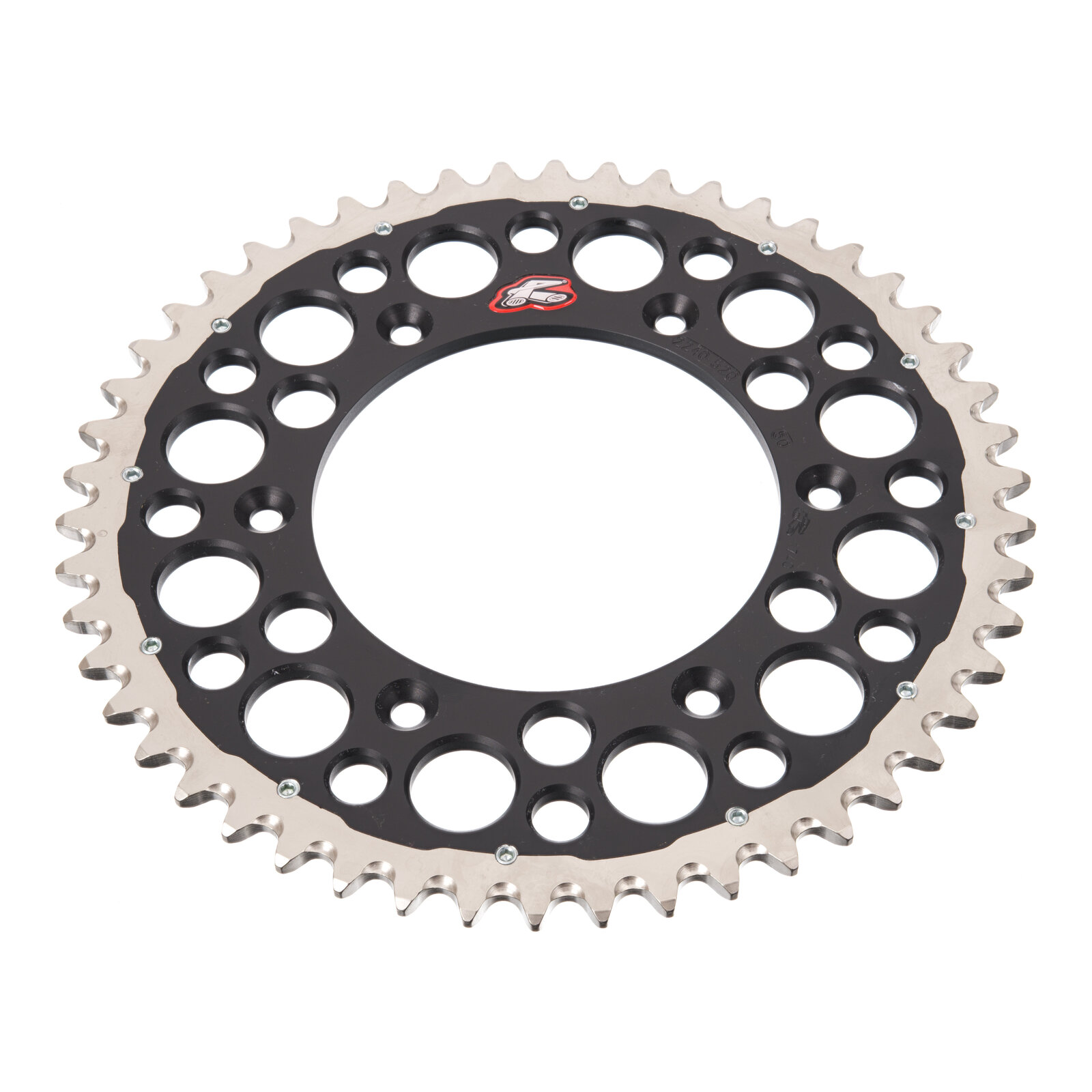 Renthal Sprocket Twinring Black 50T Bi-Metal Grooved - Image 2