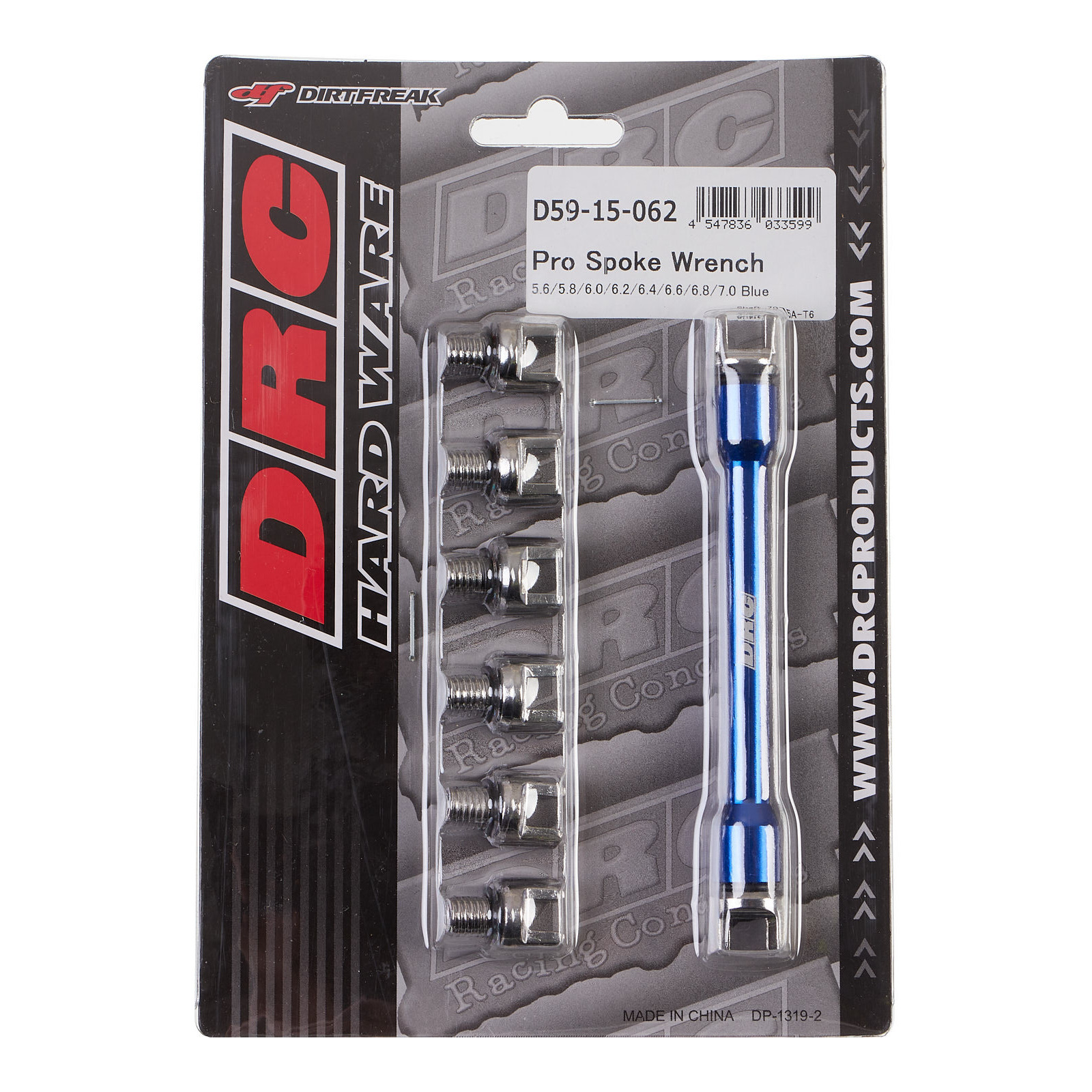 DRC PRO SPOKE WRENCH 5.6-7.0 BLUE - Image 1