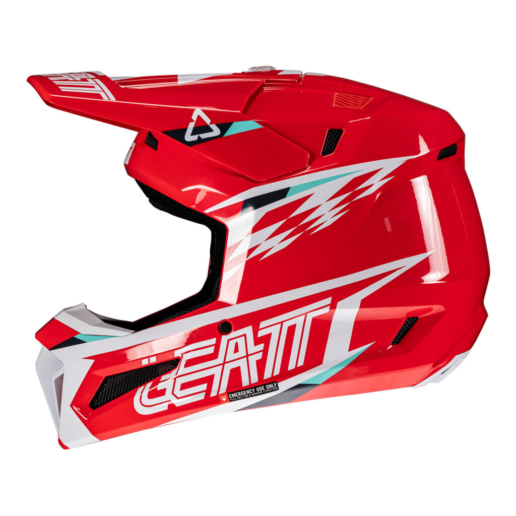 Leat 3.5 Motocross Helmet Kit - Red