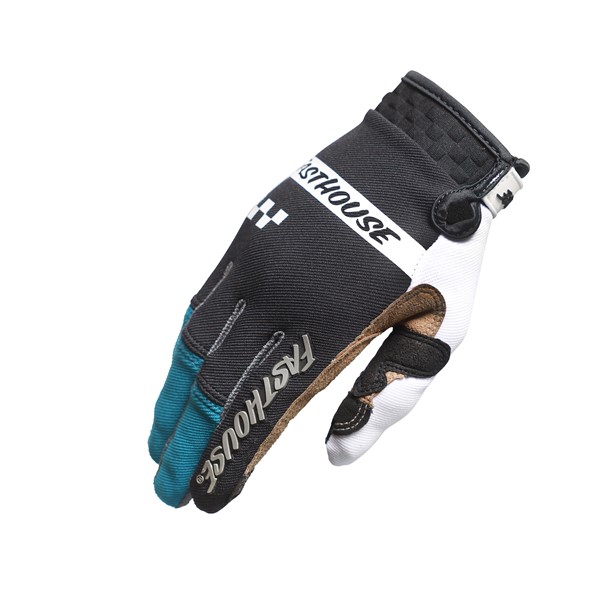 Fasthouse Youth Speed Style Mod Motocross Gloves White/Black/Marine