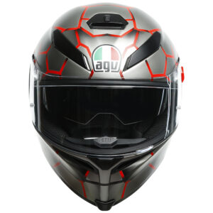 AGV K5 S Road Helmet Vulcanum Red - Image 2