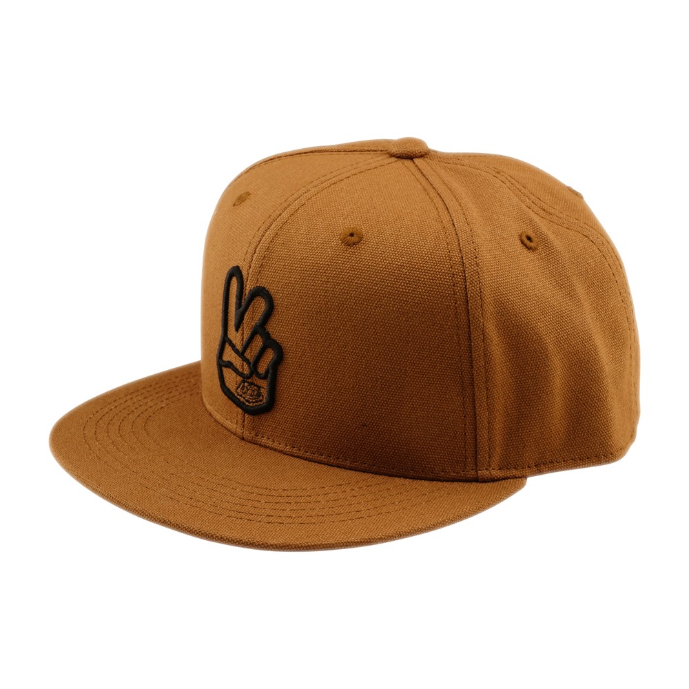 Troy Lee Designs Peace Flat Bill Snapback Sienna