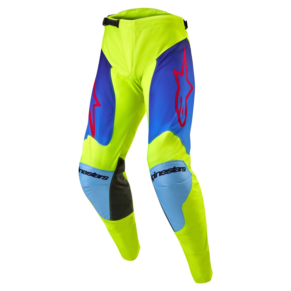 Alpinestars Racer Hoen Motocross Pants Yellow Fluo/Blue Night/Navy
