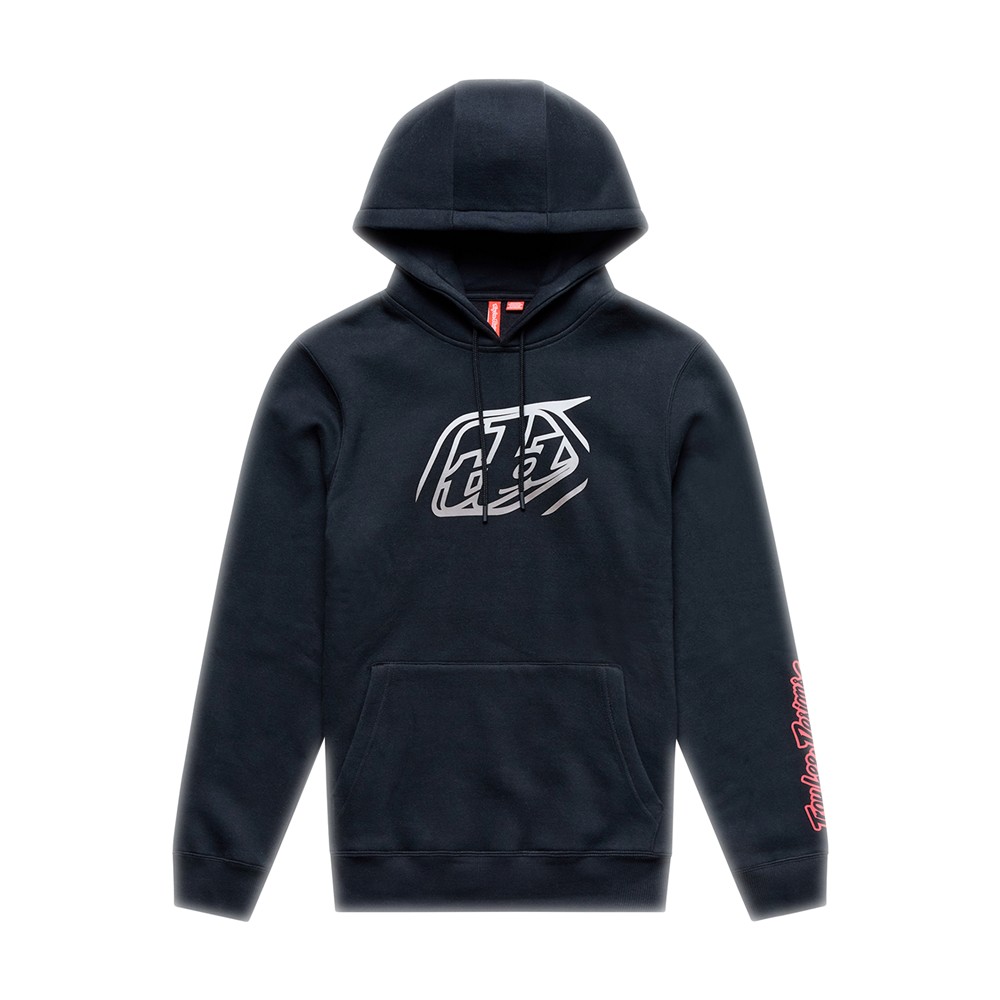 Troy Lee Designs Badge Pullover Hoodie Black/Grey