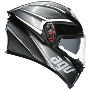 Road Helmet AGV K-5 S Tempest Black/Silver - Image 2