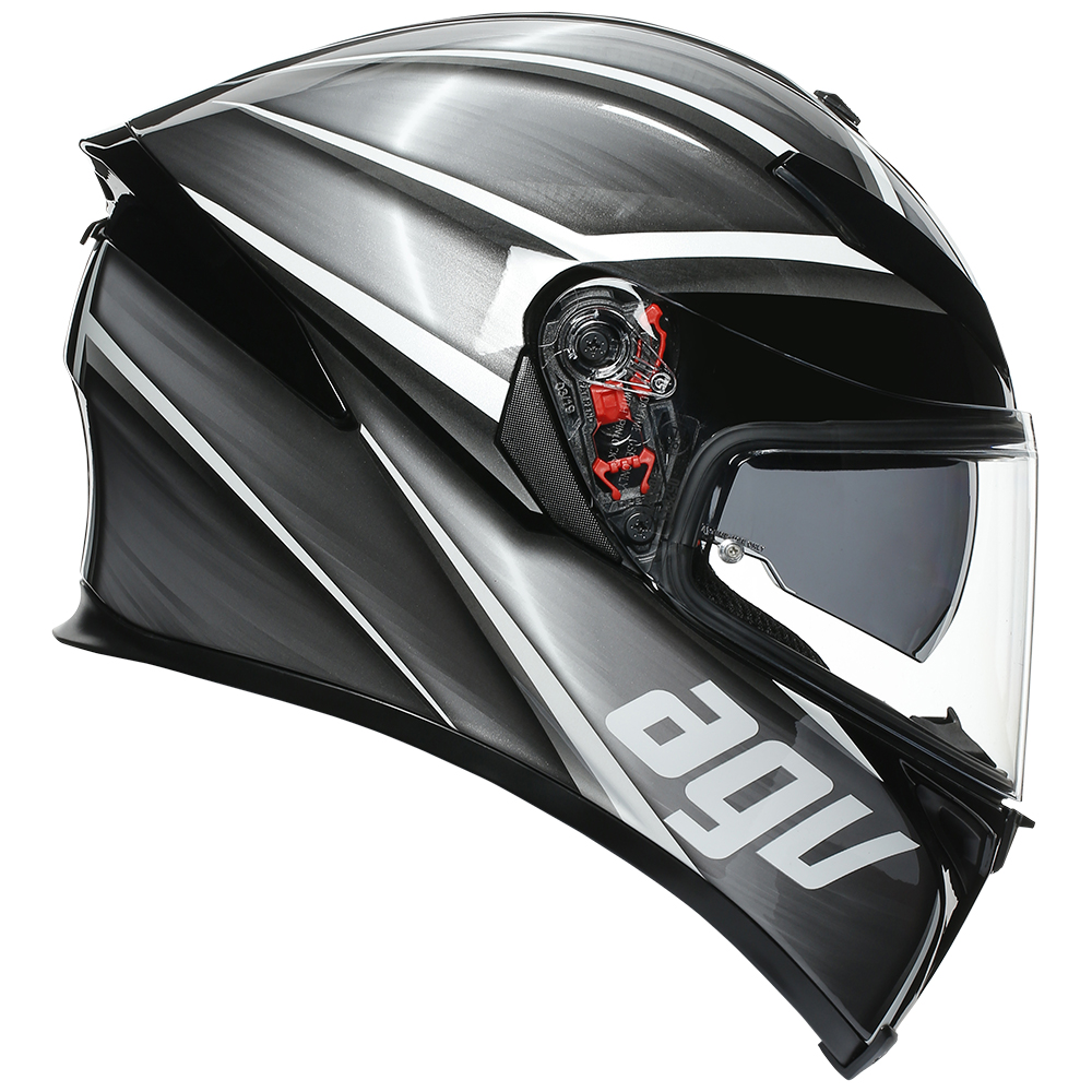 Road Helmet AGV K-5 S Tempest Black/Silver