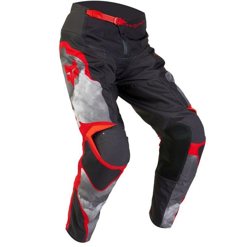 Fox 180 Atlas Motocross Pants Grey/Red Youth