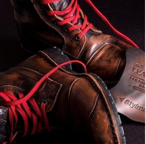 Stylmartin YU'ROK Lace-Up Urban Road Boots Brown