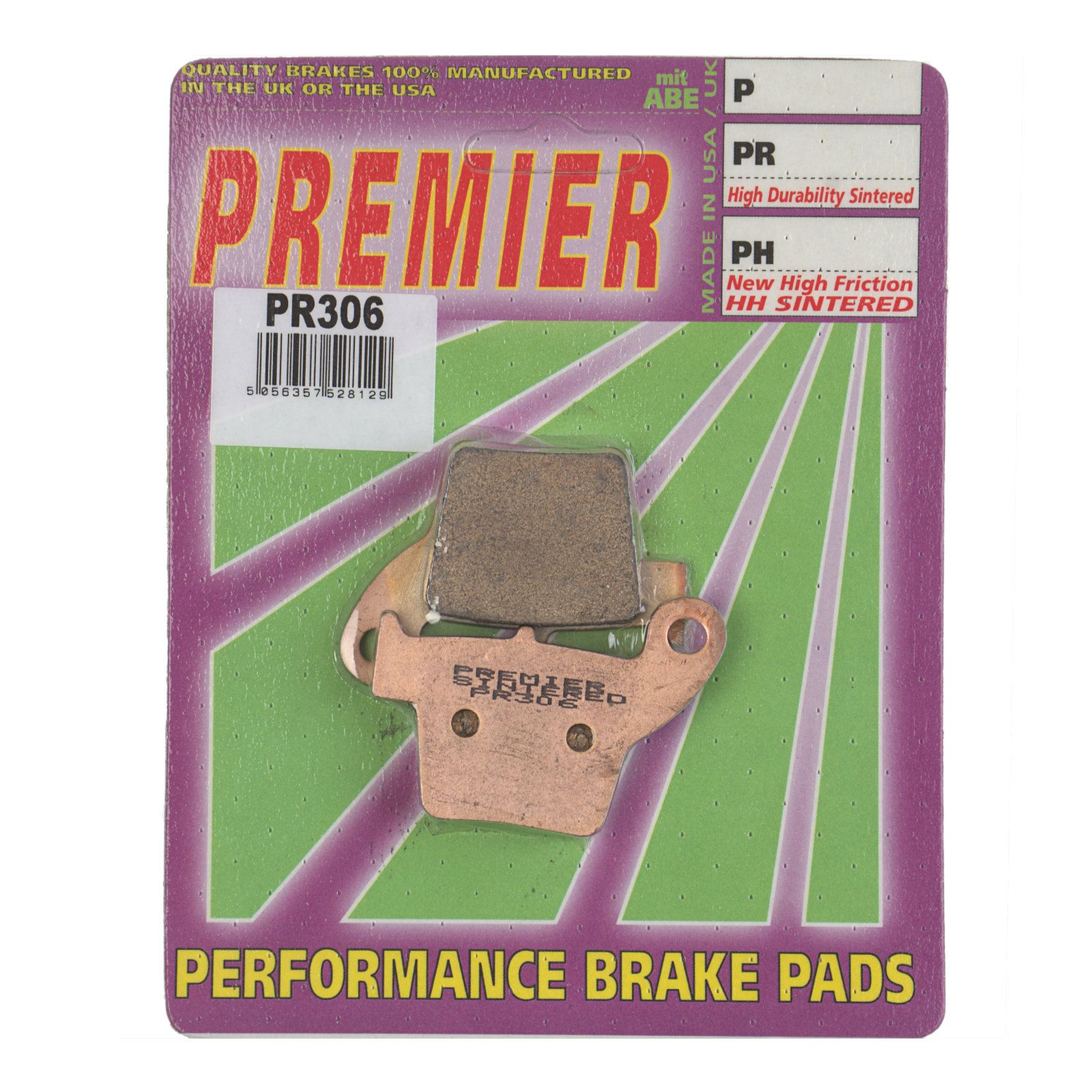 PREMIER BRAKE PADS FULL SINT HON 02- CR Rr - Image 1