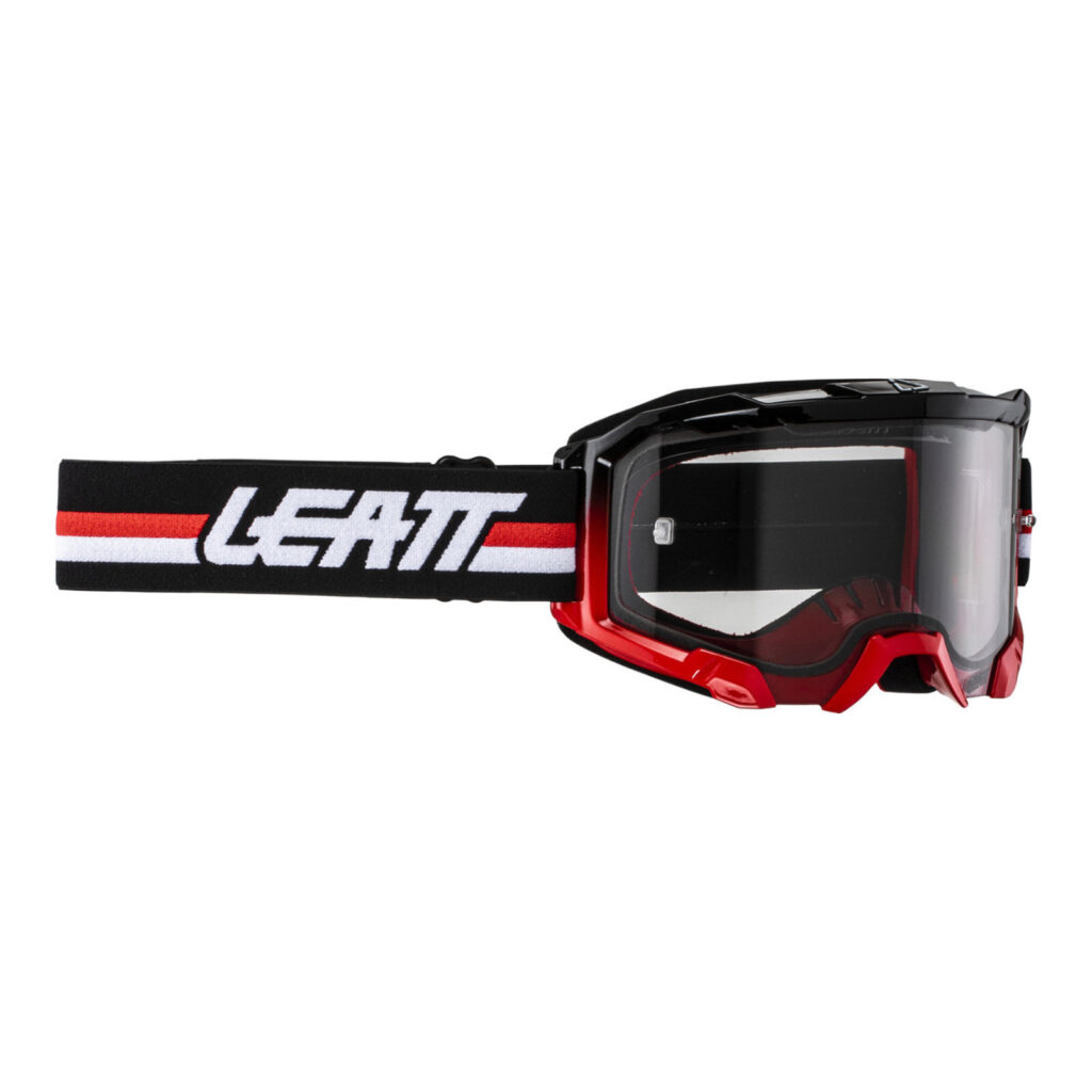 Leatt Velocity 4.5 Motocross Goggles Red Light Grey 58%