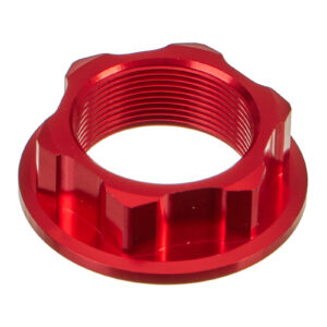 Zeta Stem Nut M24x30 P1.0 H12 - Red - Image 1