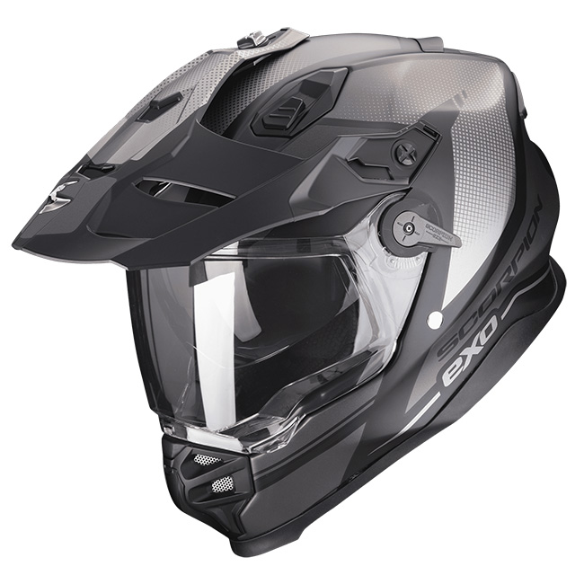 Scorpion ADF-9000 Trail Adventure Helmet Matte Black/Silver