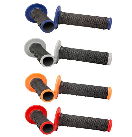 ONEAL MX PRO GRIPS HALF WAFFLE DUAL COMP - HAND GUARD READY - OPEN END