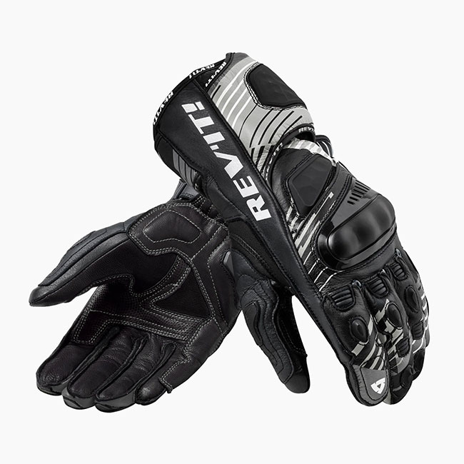 Rev'It Apex Gloves White-Black